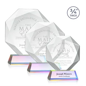 Bradford Award on Newhaven Base - Prismatic | https://www.bestnamebadges.com