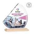 Nantucket VividPrint™ Award - Bamboo/White | https://www.bestnamebadges.com