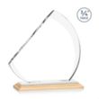 Nantucket Award - Bamboo/White | https://www.bestnamebadges.com