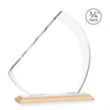 Nantucket Award - Bamboo/White | https://www.bestnamebadges.com
