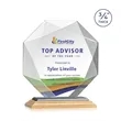 Bradford VividPrint™ Award - Bamboo/Black | https://www.bestnamebadges.com