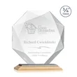 Bradford Award - Bamboo/Black | https://www.bestnamebadges.com