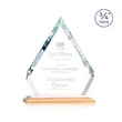 Apex Award - Bamboo/White | https://www.bestnamebadges.com