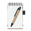 Recycled Flip-up Notepad/Pen | https://www.bestnamebadges.com