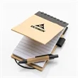 Recycled Flip-up Notepad/Pen | https://www.bestnamebadges.com