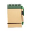 Recycled Flip-up Notepad/Pen | https://www.bestnamebadges.com