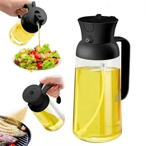 18oz two-in-one oil dispenser for cooking