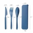 Outdoor camping reusable tableware set | https://www.bestnamebadges.com