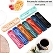 Outdoor camping reusable tableware set | https://www.bestnamebadges.com