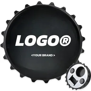 Magnetic Fridge Sticker Beer Cap Shape Bottle Opener