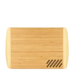 Bamboo Two Tone Cutting Board | https://www.bestnamebadges.com