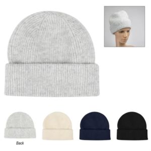 Luxe Plush Beanie | https://www.bestnamebadges.com