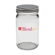 8 oz. Small Mason Jars with Lids | https://www.bestnamebadges.com
