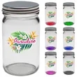 8 oz. Small Mason Jars with Lids | https://www.bestnamebadges.com
