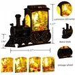 Christmas Vintage Train LED Bight Light | https://www.bestnamebadges.com