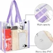 Clear PVC Tote Bags | https://www.bestnamebadges.com
