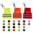 Reflective Vest Keychain | https://www.bestnamebadges.com
