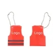 Reflective Vest Keychain | https://www.bestnamebadges.com