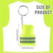 Reflective Vest Keychain | https://www.bestnamebadges.com