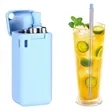 Folding Stainless Steel Straws | https://www.bestnamebadges.com