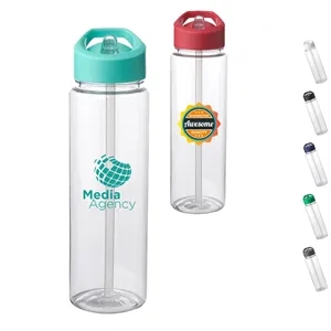 Plastic Water Bottle With Carrying Handle | https://www.bestnamebadges.com