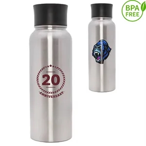 41 oz. BPA free Stainless Steel Spill Proof Sports Bottle | https://www.bestnamebadges.com