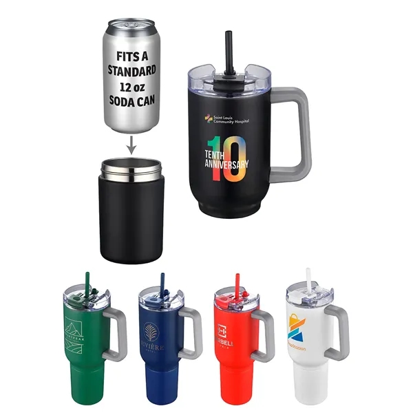 Novo Combo 20 oz Vacuum Insulated Stainless Steel Mug and Sc