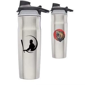 20 oz. Vacuum Insulated Juno Matte Water Bottles w/ Flip Lid | https://www.bestnamebadges.com