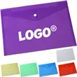 A4 Plastic Envelope Clear Folder With Snap Closure Office | https://www.bestnamebadges.com