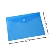 A4 Plastic Envelope Clear Folder With Snap Closure Office | https://www.bestnamebadges.com