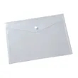 A4 Plastic Envelope Clear Folder With Snap Closure Office | https://www.bestnamebadges.com