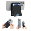 2 in 1 Leather Magnetic Wallet Phone Adjustable Stand | https://www.bestnamebadges.com
