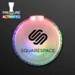 Color Change LED Round Drink Coasters | https://www.bestnamebadges.com