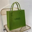 Felt Cloth Large Square Shopping Bag | https://www.bestnamebadges.com