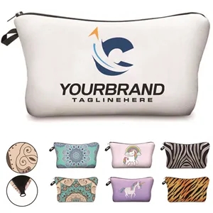 Waterproof Small Travel Cosmetic Makeup Bag with Zipper