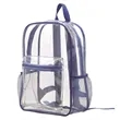 Stadium Approved Clear Waterproof School Backpack | https://www.bestnamebadges.com