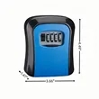 4 Digit Combination Key Lock Box Outdoor Wall Mount Safe  | https://www.bestnamebadges.com