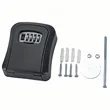 4 Digit Combination Key Lock Box Outdoor Wall Mount Safe  | https://www.bestnamebadges.com