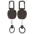 Keychain Carabiner Badge Holder with Retractable Cord | https://www.bestnamebadges.com