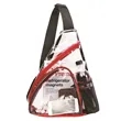 Clear Stadium Approved Sling Bag Transparent Chest pack | https://www.bestnamebadges.com