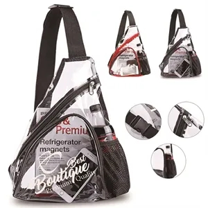 Clear Stadium Approved Sling Bag Transparent Chest pack