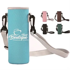 Portable Insulated Hiking Water Bottle Sling Carrier Bag