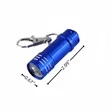Gift Pocket Aluminum Mini LED Flashlight With Key Chain | https://www.bestnamebadges.com