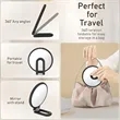 Double Sided Magnifying Mirror Adjustable Travel Handheld | https://www.bestnamebadges.com