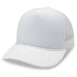 5 Panel Foam Mesh Back Trucker Cap w/Rope | https://www.bestnamebadges.com