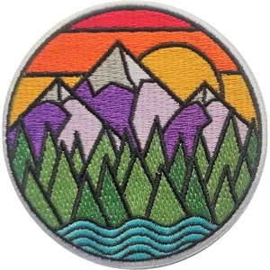 3 Inch Embroidered Woven Patches