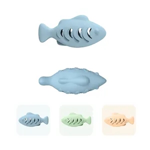 Silicone Fish Hold Catnip Toy
