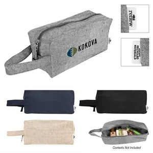 Arden Recycled Cotton Toiletry Bag | https://www.bestnamebadges.com