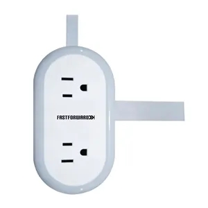 Small Travel Power Strip with 4Ft Extension Cord | https://www.bestnamebadges.com