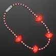 Red Lips Light Up Beads Necklace | https://www.bestnamebadges.com